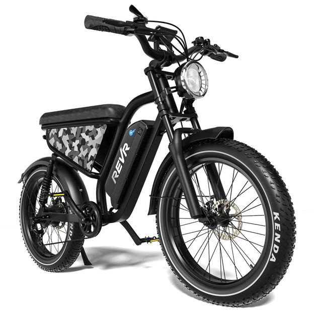 REVR V5 Pro Off - Road Electric Bike for Adults Black - Riding 5 Electric Bike