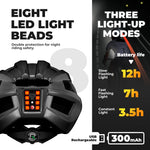 ROCKBROS Bicycle Helmet MTB Road Cycling Rear Light s Integrally-molded EPS+PC Ultralight - Riding 5 Electric Bike