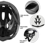 ROCKBROS Lightweight Cycling Helmet with Removable Goggles Sun Visor - Riding 5 Electric Bike
