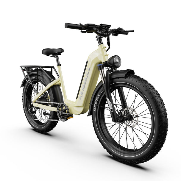 Trekker | Premium Step - Through Electric City Bike - Riding 5 Electric Bike