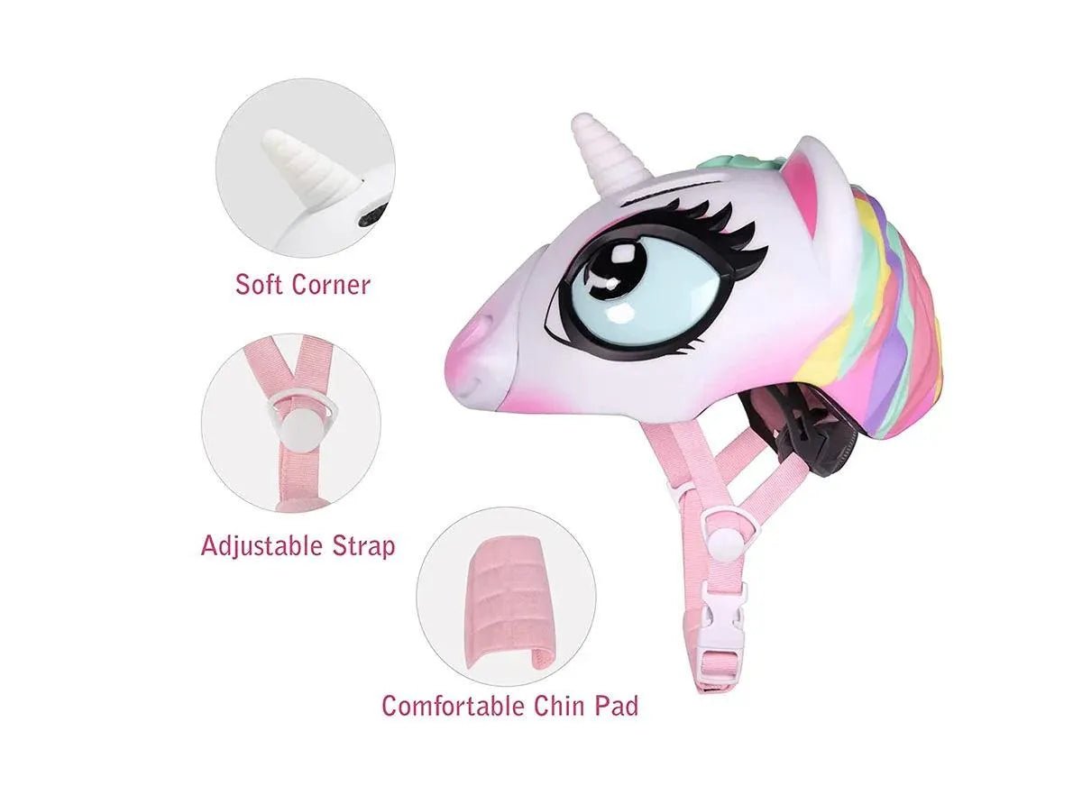 Unicorn Kids Helmet - Riding 5 Electric Bike