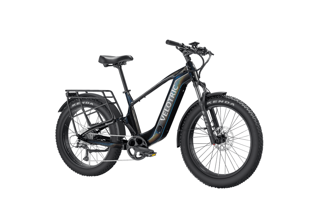 Velotric Nomad 2X Full Suspension Fat Tire Ebike - Riding 5 Electric Bike