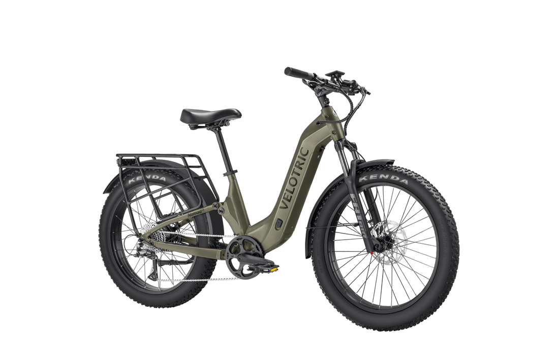 Velotric Nomad 2X Full Suspension Fat Tire Ebike - Riding 5 Electric Bike