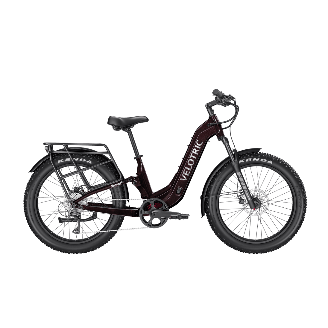 Velotric Nomad 2X Full Suspension Fat Tire Ebike - Riding 5 Electric Bike