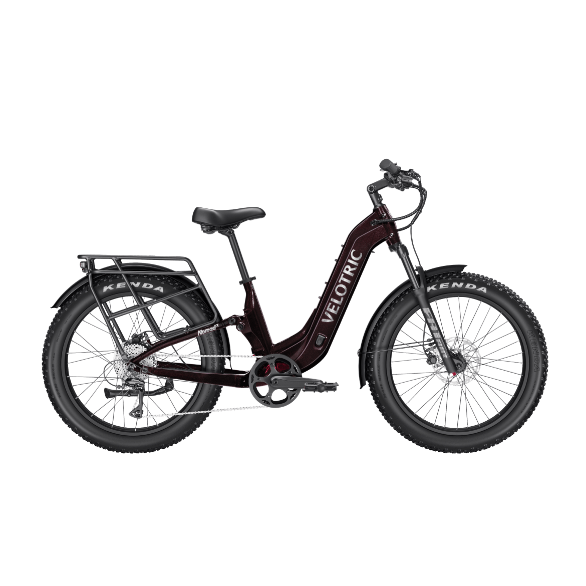 Velotric Nomad 2X Full Suspension Fat Tire Ebike - Riding 5 Electric Bike