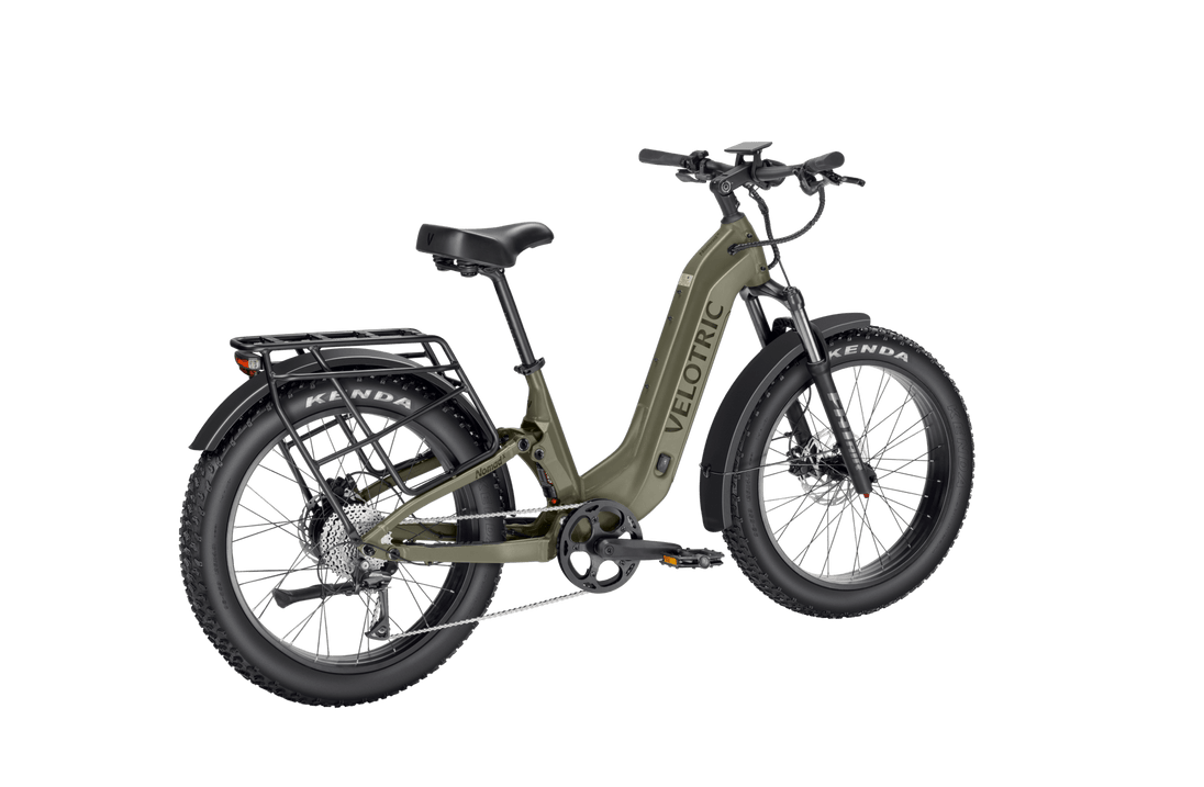 Velotric Nomad 2X Full Suspension Fat Tire Ebike - Riding 5 Electric Bike