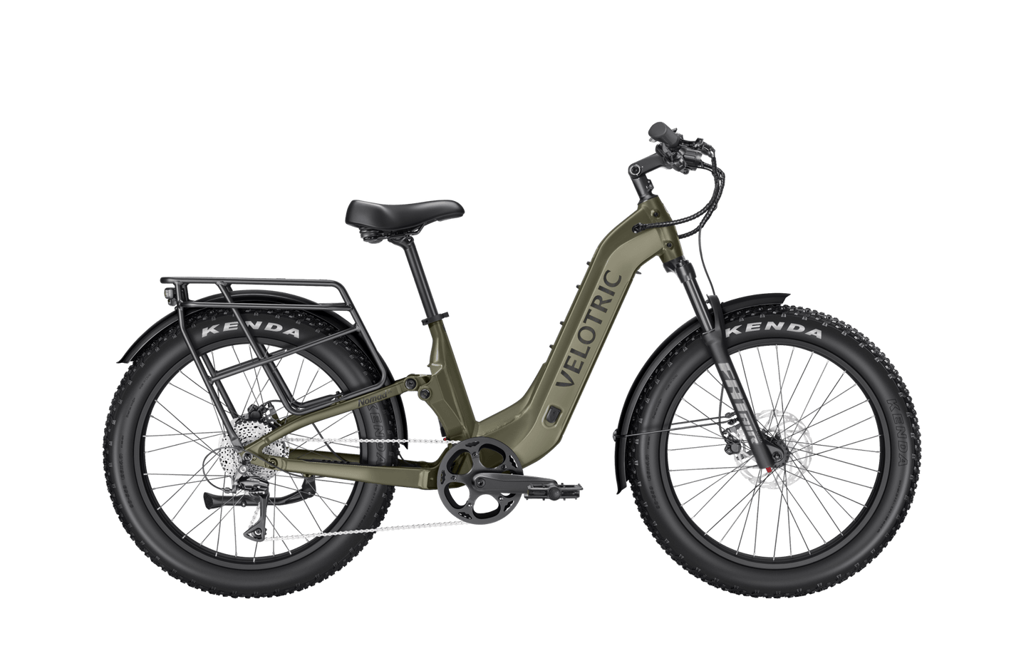 Velotric Nomad 2X Full Suspension Fat Tire Ebike - Riding 5 Electric Bike