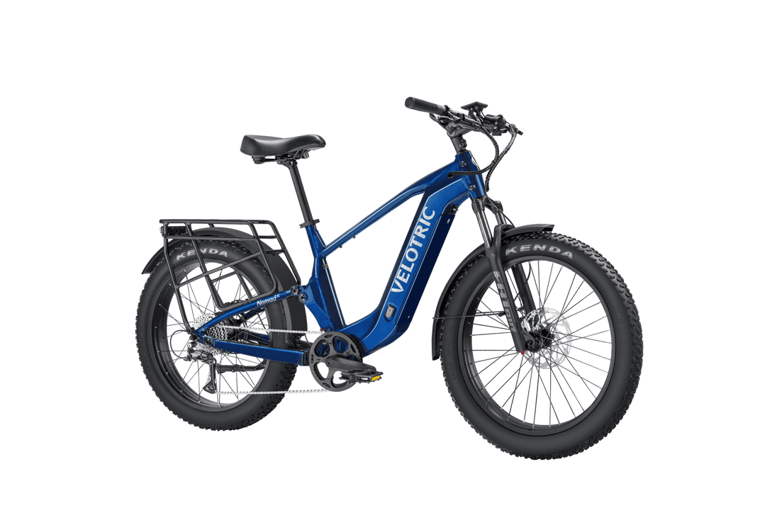 Velotric Nomad 2X Full Suspension Fat Tire Ebike - Riding 5 Electric Bike