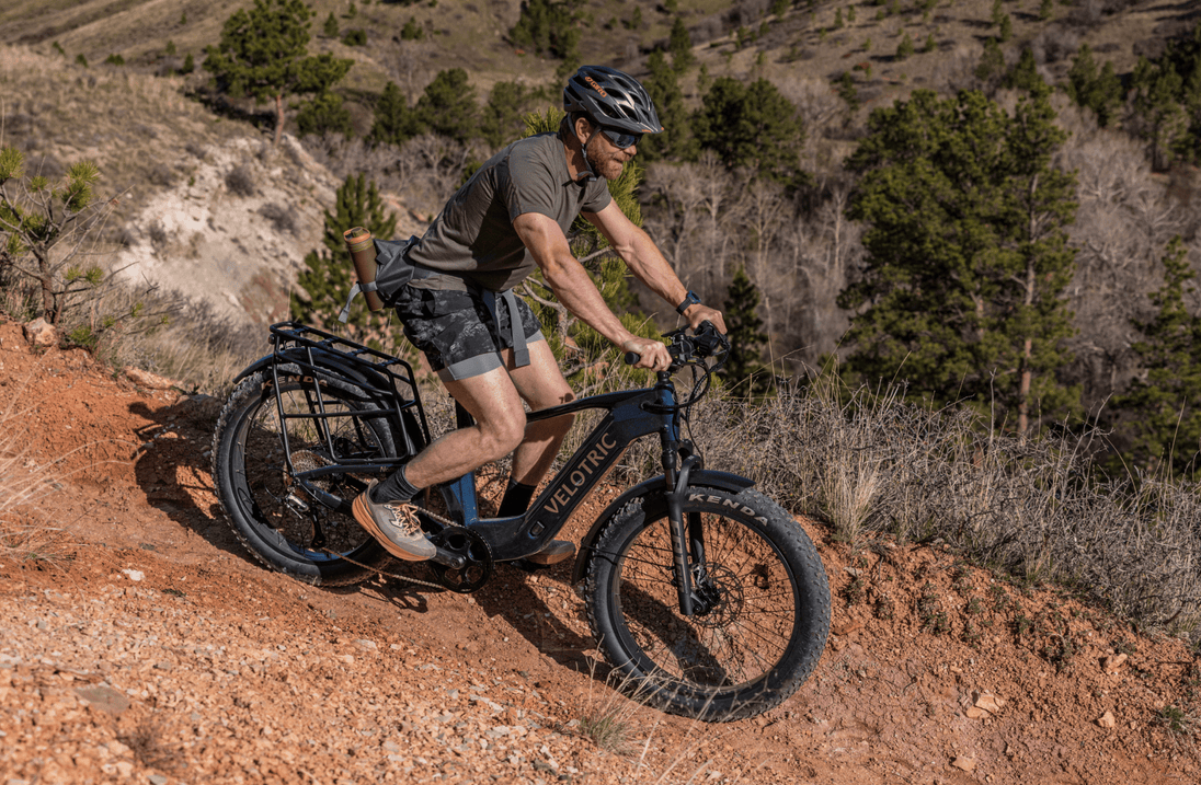 Velotric Nomad 2X Full Suspension Fat Tire Ebike - Riding 5 Electric Bike