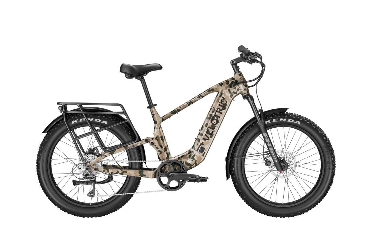 Velotric Nomad 2X Full Suspension Fat Tire Ebike - Riding 5 Electric Bike