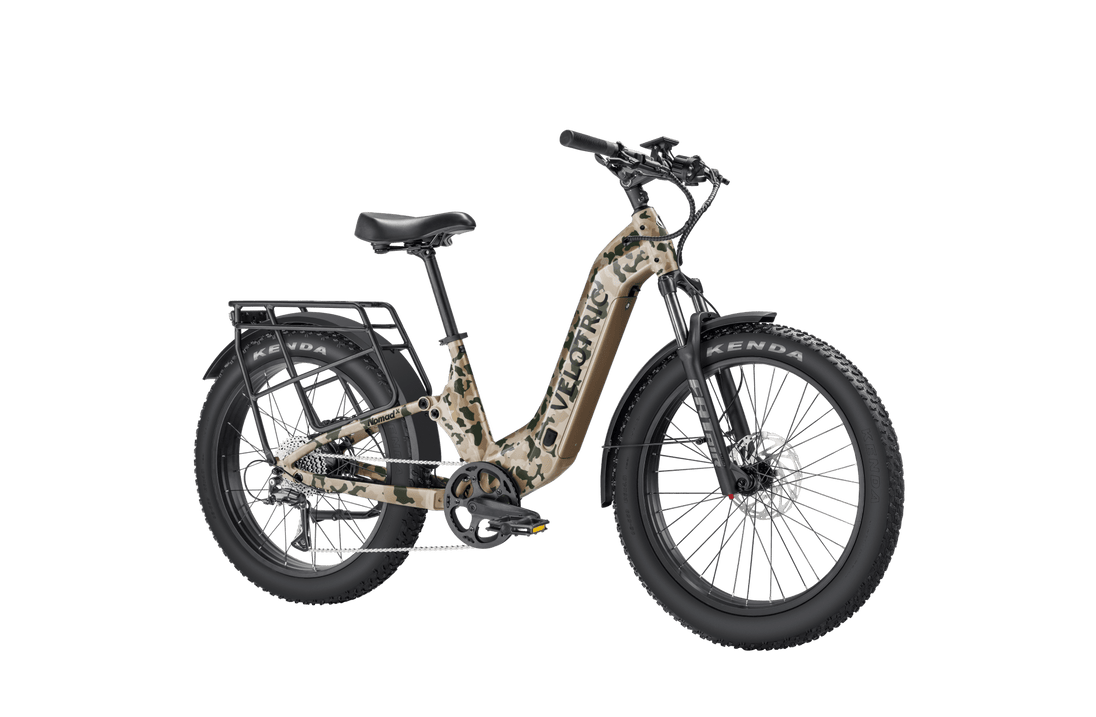 Velotric Nomad 2X Full Suspension Fat Tire Ebike - Riding 5 Electric Bike