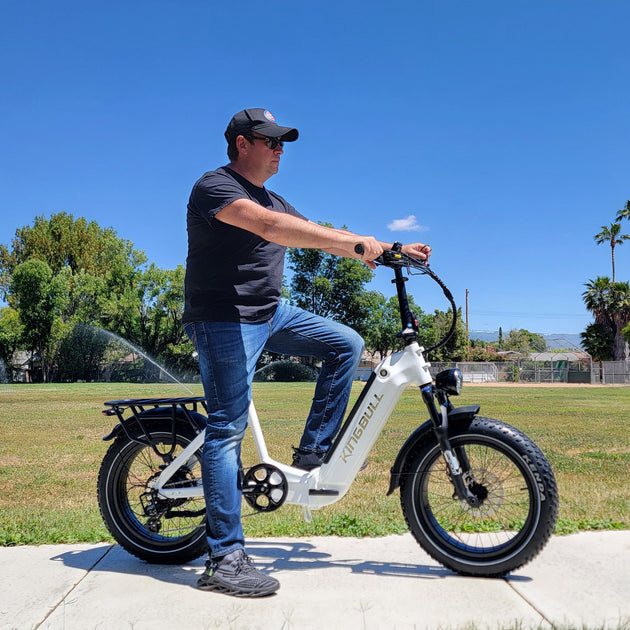 Verve | Long Range Fat Tire Folding Electric Bike - Riding 5 Electric Bike