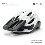 Wide-Visor Mountain Bike Helmet – Magnetic Buckle, 16 Vents - Riding 5 Electric Bike